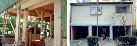 建設中の写真